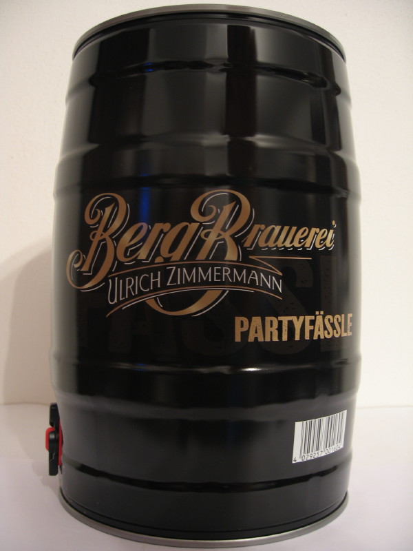 Berg Brauerei ULRICH ZIMMERMANN PARTYFÄSSLE