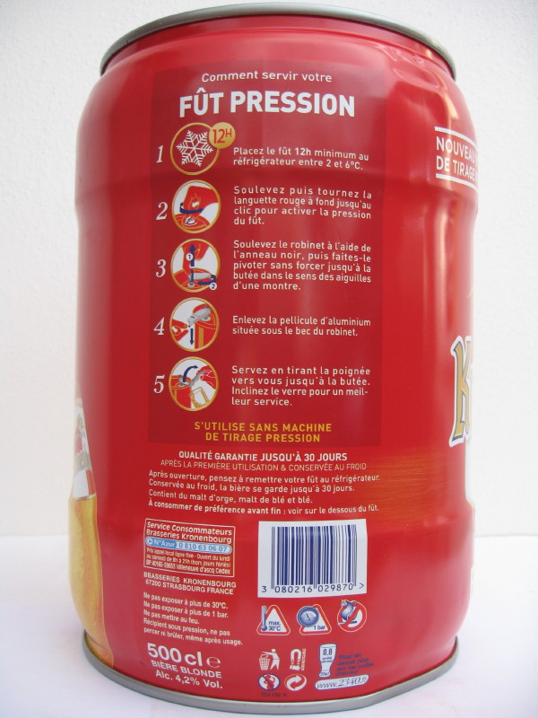 Kronenbourg FUT PRESSION 5L