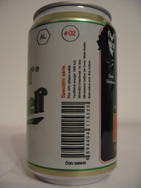 Pilsner Urquell KISS 14.-15.12.1996 (33CL) (T/O)