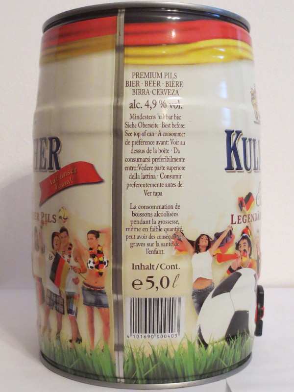 KULMBACHER Edelherb (football 2012) (5L) Nr.1 