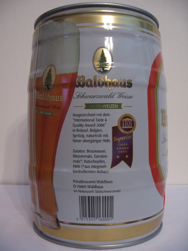Waldhaus Schwarzwald Weisse HEFE-WEIZEN 