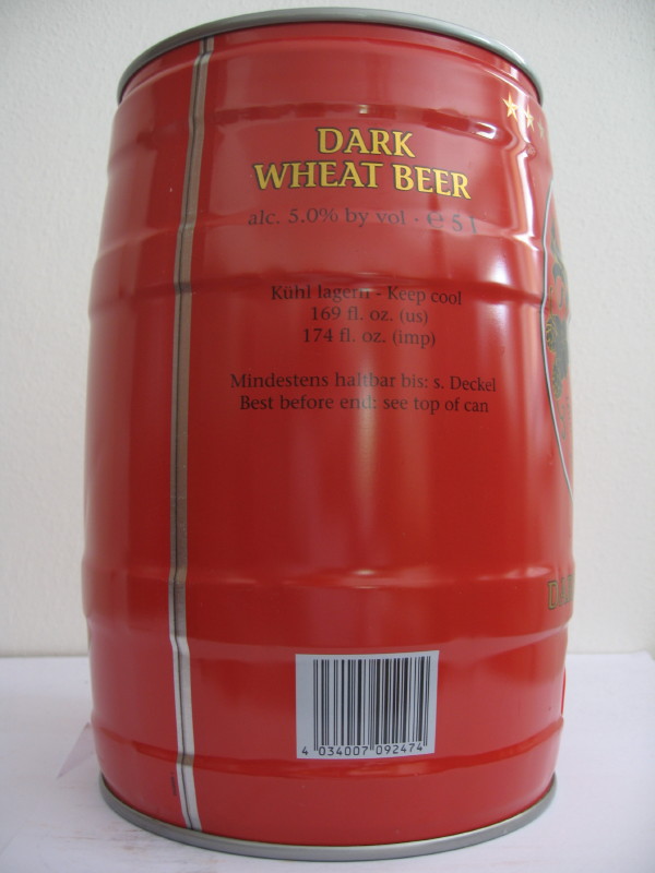 Moosbacher Since 1887 DARK WHEAT BEER