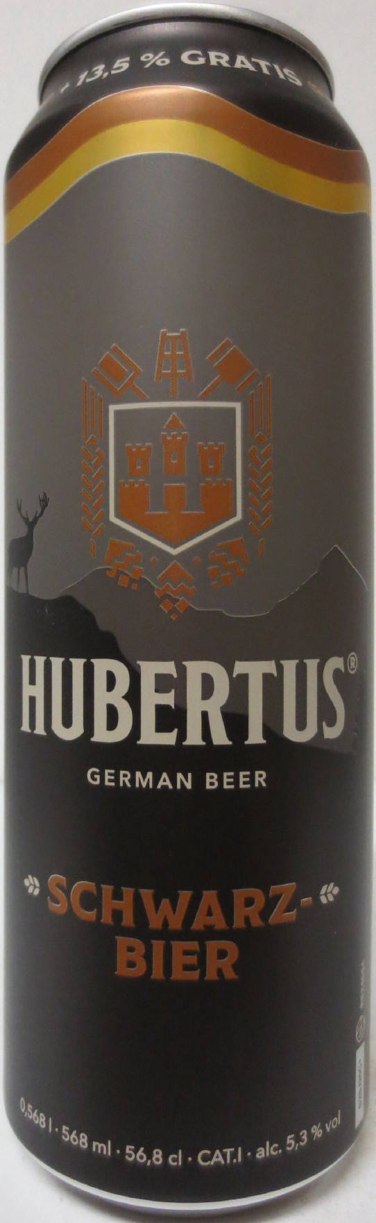 HUBERTUS GERMAN BEER SCHWARZ BIER (56,8cl) Nr.1 