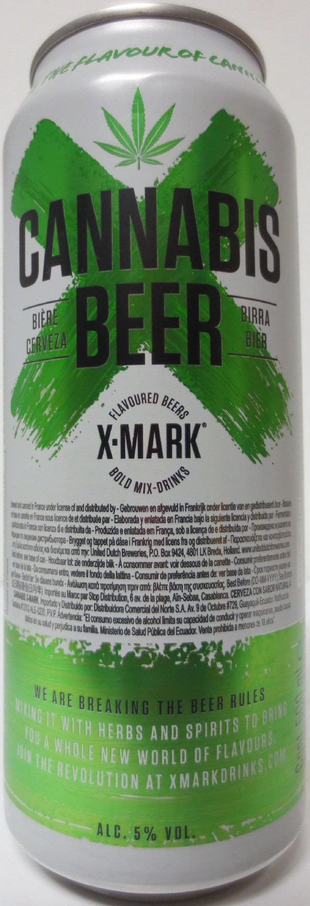CANNABIS BEER X-MARK (50cl) Nr.1