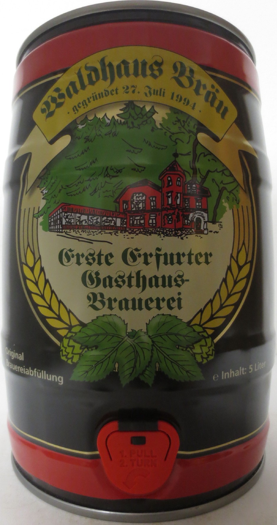 Waldhaus Bräu gegründet 27.Juli 1994. (5L) Nr.1 