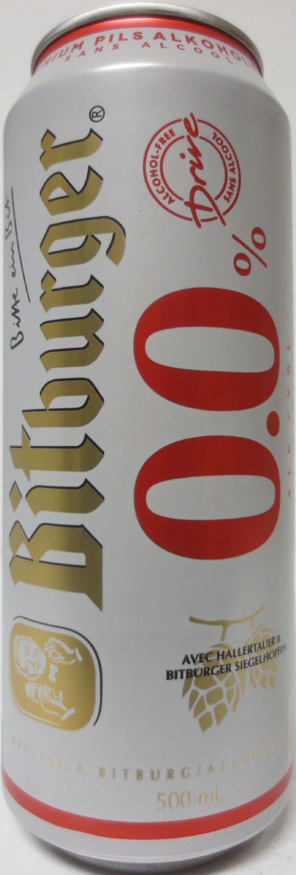 Bitburger 0,0% (50cl) (B/O) Nr.1 