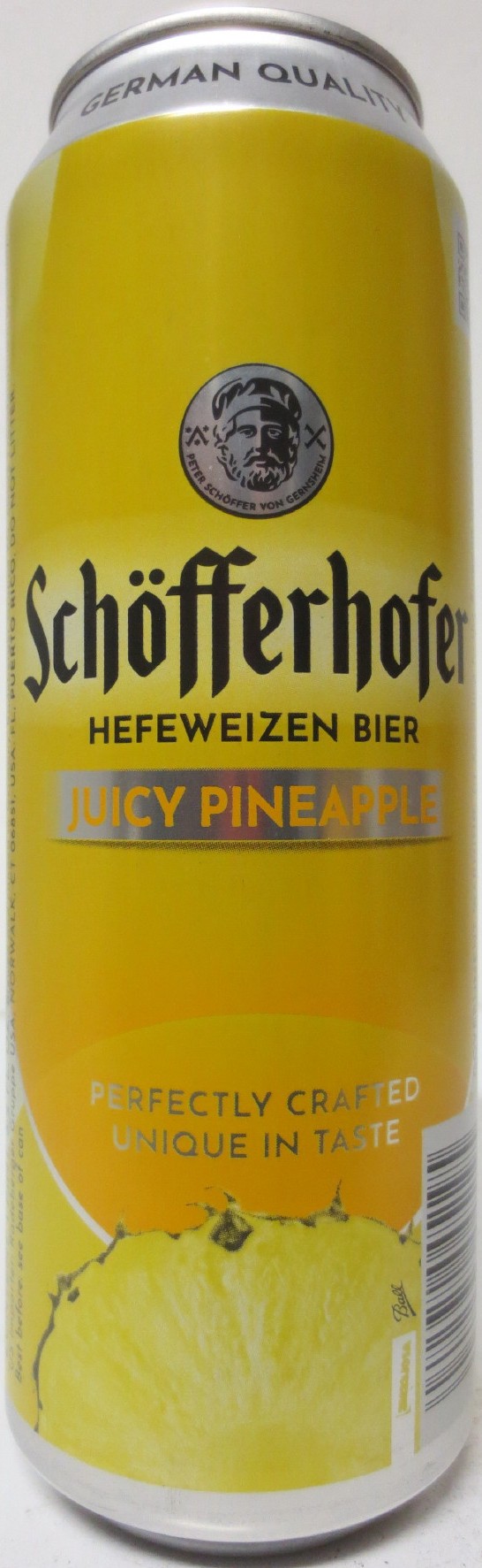 Schöfferhofer HEFEWEIZEN BIER JUICY PINEAPPLE (56,8cl) Nr.1 