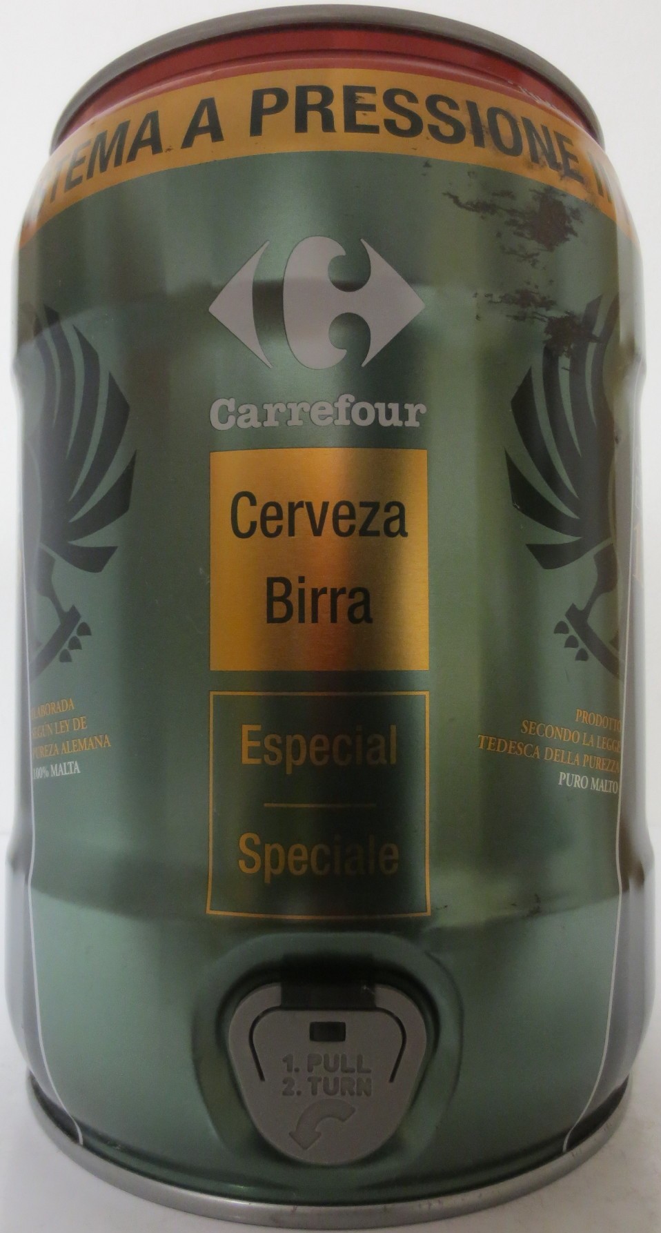 Carrefour Cerveze Birra Especial Speciale (5L) Nr.1 