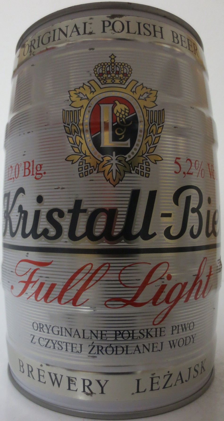 Kristall-Bier Full Light (5L) Nr.1 