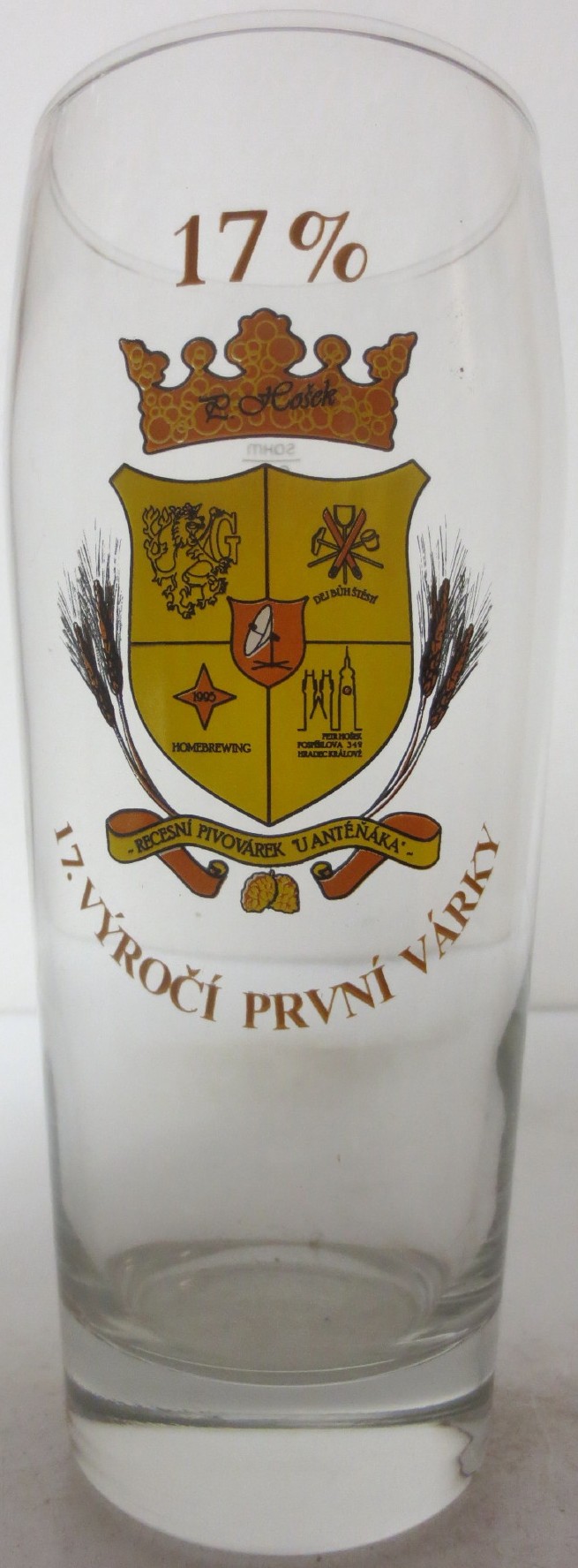 RECESNÍ PIVOVÁREK U ANTÉŇÁKA 17.VÝROČÍ PRVNÍ VÁRKY (0,5L) Willi