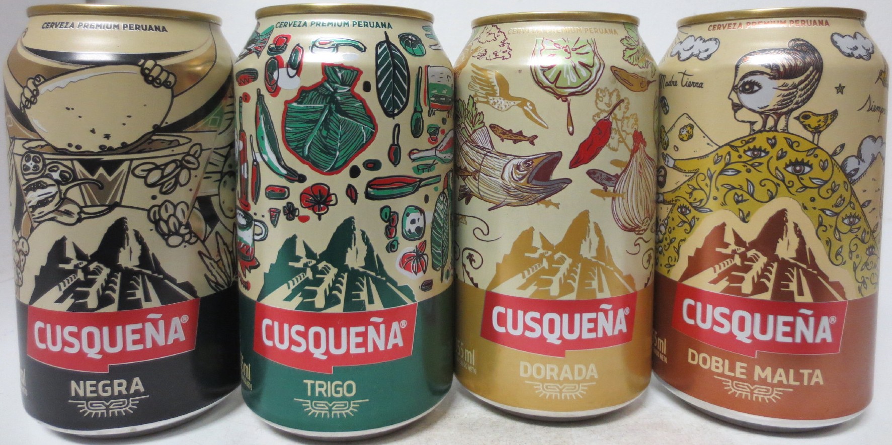 CUSQUEŇA set 4 cans from PERU (35,5cl) (B/O)