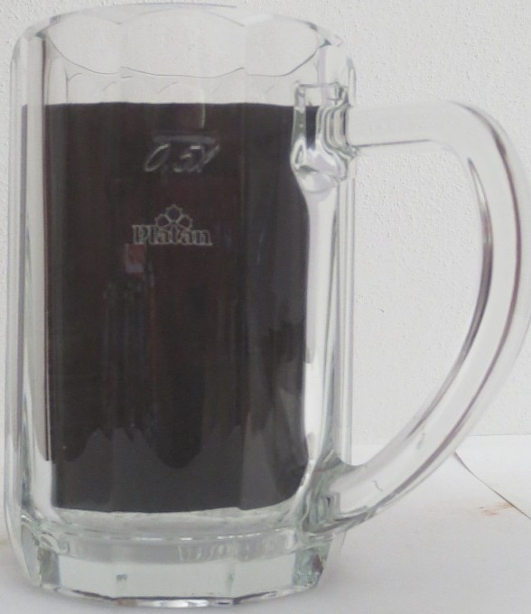 Platan (0,5L) diamant č.1 (pískovaný)