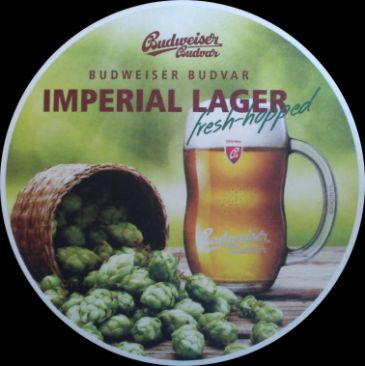 Budweiser Budvar IMPERIAL LAGER fresh-hopped (PTEX-K-a)