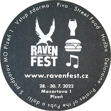RAVEN FOUNDED IN PILSEN 2015 RAVEN FEST 2022 (PTMP-K-ab) 