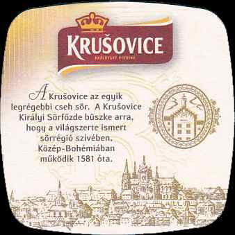 KRUŠOVICE KRÁLOVSKÝ PIVOVAR (export do Maďarska) (PTEX-S-ab)