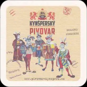 KYNŠPERSKÝ PIVOVAR BRAUEREI KÖNIGSBERG (bílý okraj) (PTMP-Č-a)