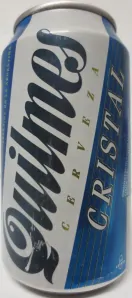 quilmes CERVEZA CRISTAL from ARGENTINA (35,4cl) (T-O) Nr.1