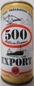 500 Million Tonnes EXPORT (37cl) (B/O) (CS) Nr.1  