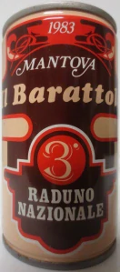 Il Barattolo 3. RADUNO NAZIONALE 1983 MANTOVA (33cl) (T/O) (CS) Nr.2