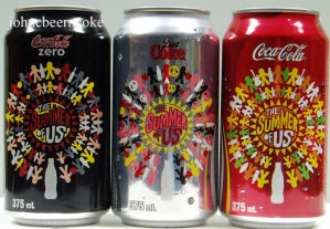 Coca Cola The Summer of us from AUSTRALIA (3 cans) (37,5cl) (B/O)