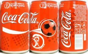 Coca Cola 2002 FIFA WORLD CUP KOREA JAPAN can from BOTSWANA (34cl) (T/O)
