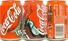Coca Cola EURO2000 can from SPAIN (33cl) (T/O)