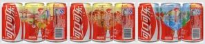 Coca Cola Coke Side of Life set from CHINA (3 cans) (35,5cl) (AF/O) 