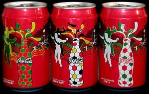 Coca Cola Euro Cup 2008 set from INDONESIA (3 cans) (33cl) (B/O)