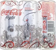 Coca Cola Coke light can from HUNGARY (25cl) (T/O)