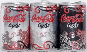 Coca Cola Coke Light Set from HUNGARY (3 cans) (15cl) (T/O)
