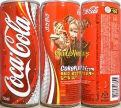Coca Cola GUILD WARS CokePLAY.com can from SOUTH KOREA (25cl) (T/O)