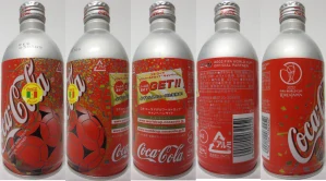 Coca Cola GET!! 2002 FIFA WORLD CUP KOREA JAPAN (40cl) (ALU-BOTTLE) Nr.1