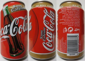 Coca Cola Sans safeine from SPAIN (33cl) (T/O)