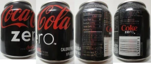 Coca Cola zero TM from USA (23,7cl) (T/O)