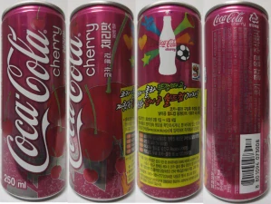 Coca Cola Cherry FIFA2010 from SOUTH KOREA (25cl) (T/O)