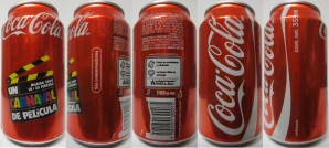 Coca Cola UN CARNAVAL DE PELÍCULA can from BRAZIL (35,5cl) (T/O)