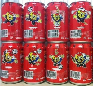 Coca Cola Euro2000 set from THAILAND (8 cans) (32,5cl) (7x AF/O+1x T/O)
