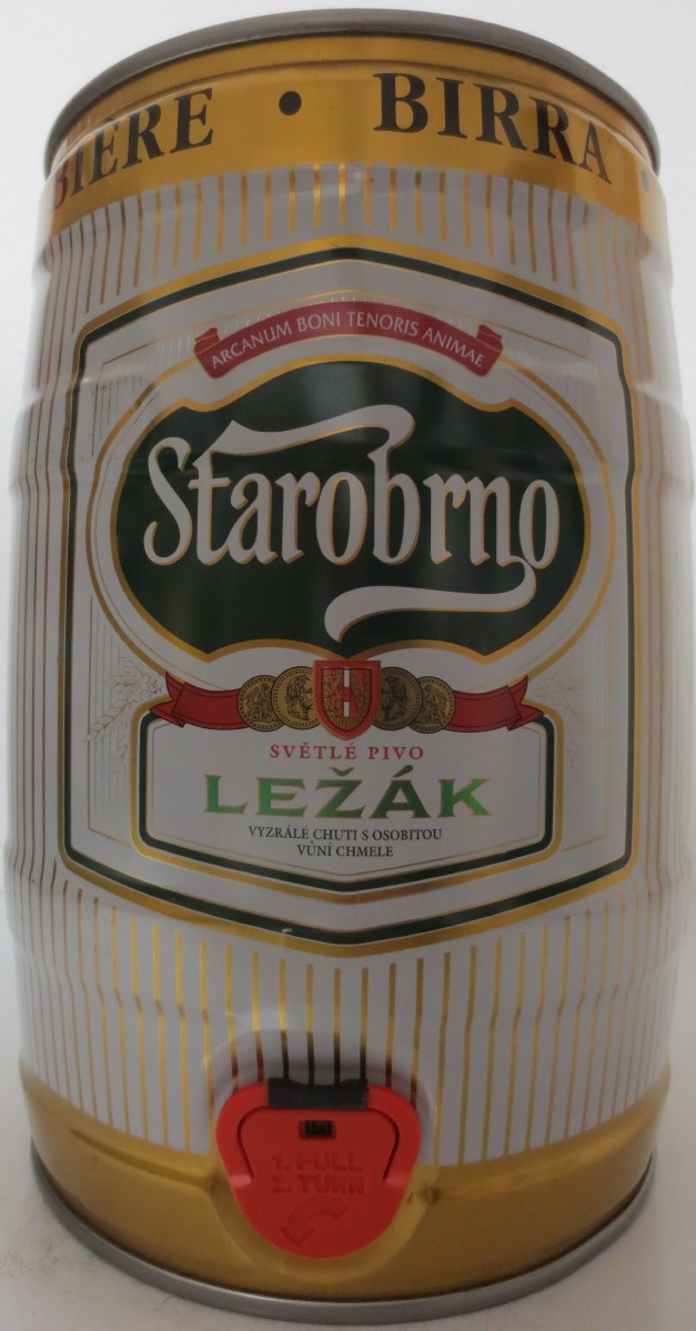 Starobrno SVĚTLÉ PIVO LEŽÁK VYZRÁLÉ CHUTI S OSOBITOU VŮNÍ CHMELE (5L) č.3d 