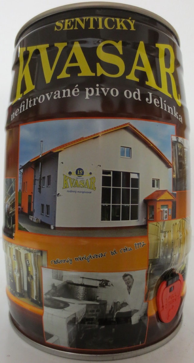 SENTICKÝ KVASAR nefiltrované pivo od Jelínka (5L) č.1