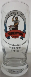 PODKOVÁŇ ČESKÉ PIVO slavnosti podkováňského piva 20.8.2005 571 let (0,5L) štuc