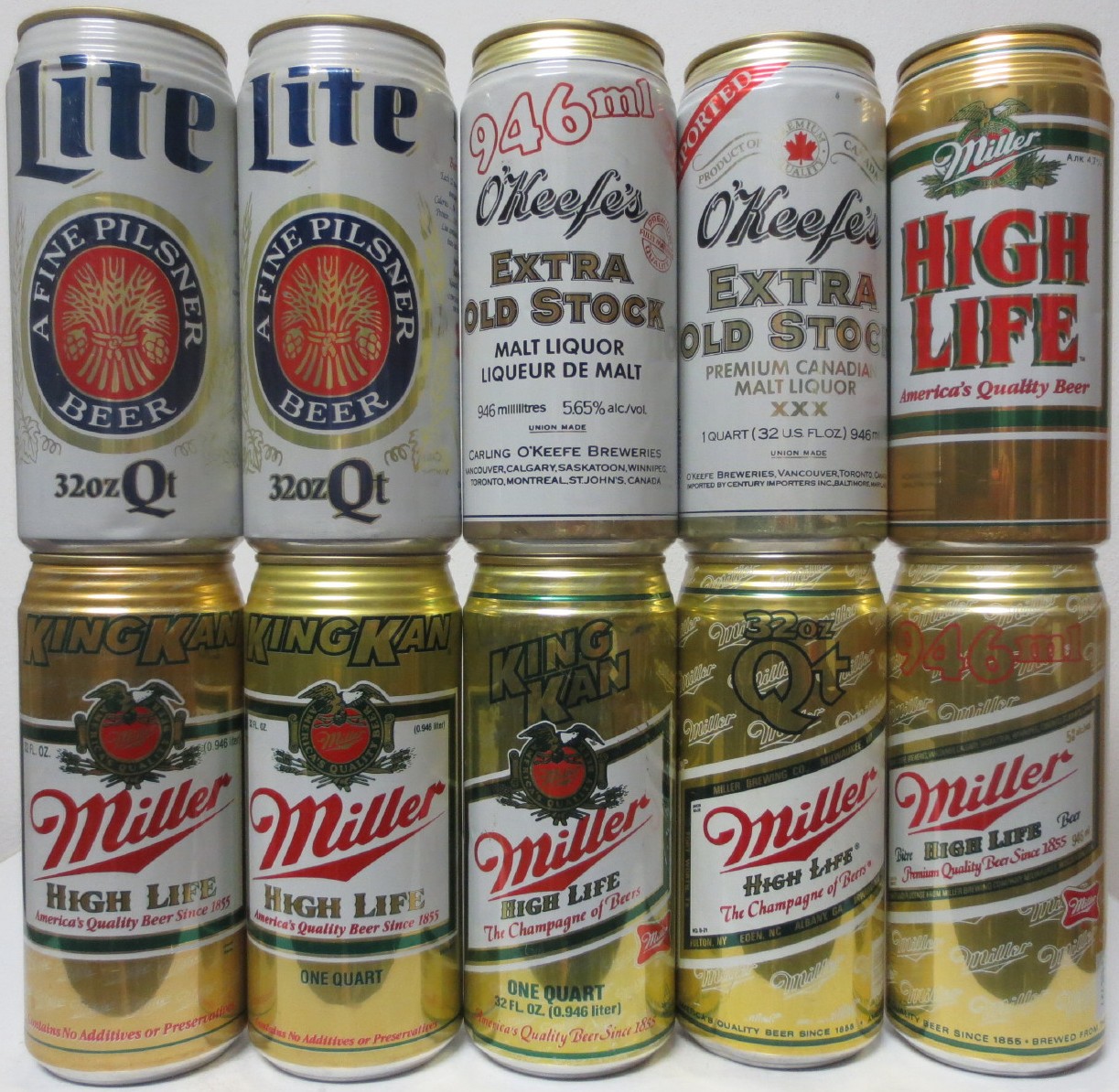 10 cans from USA (AL) (94,6cl) 