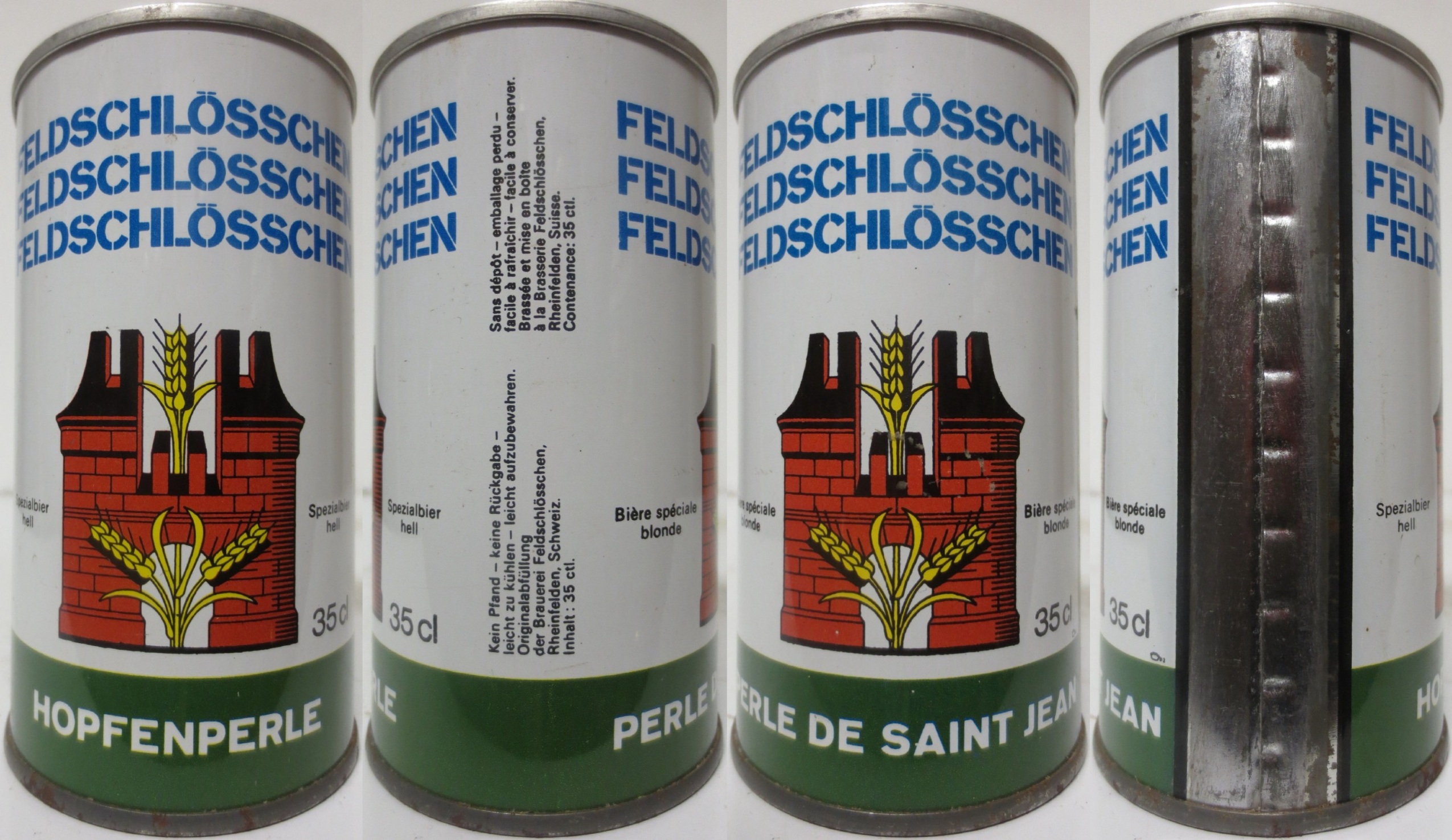 FELDSCHLÖSSCHEN HOPFENPERLE can from SWITZERLAND (SS) (35cl)