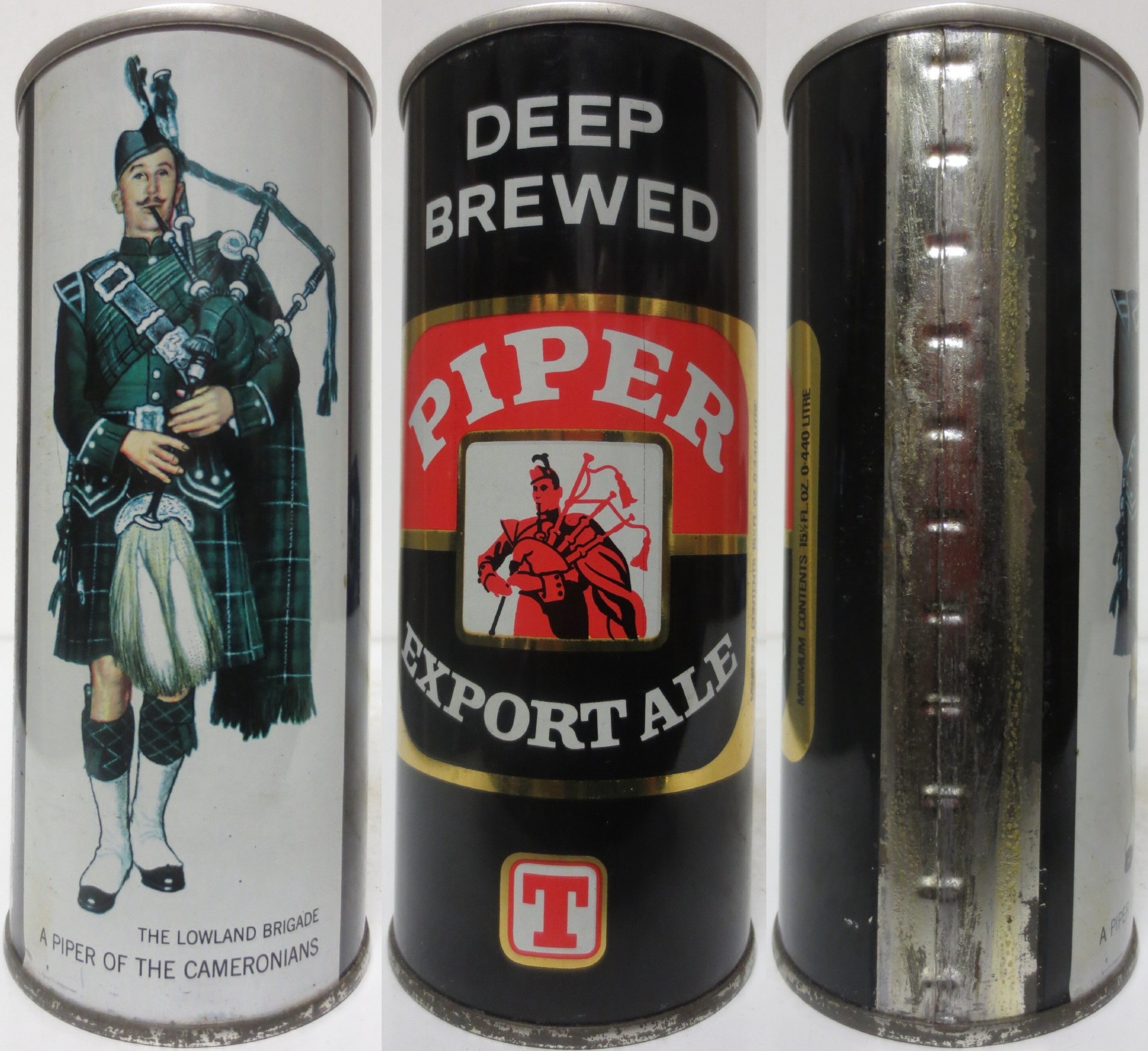 PIPER EXPORT ALE THE LOWLAND BRIGADE A PIPER OF CAMERONIANS (SS) (44cl)