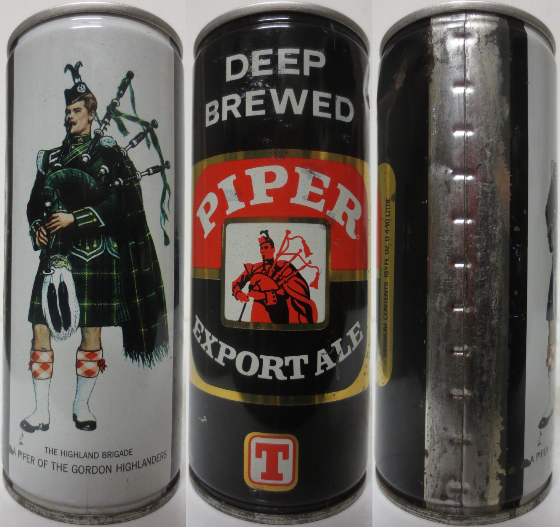 PIPER EXPORT ALE THE HIGHLAND BRIGADE A PIPER OF THE GORDON HIGHLANDERS (CS) (44cl) 