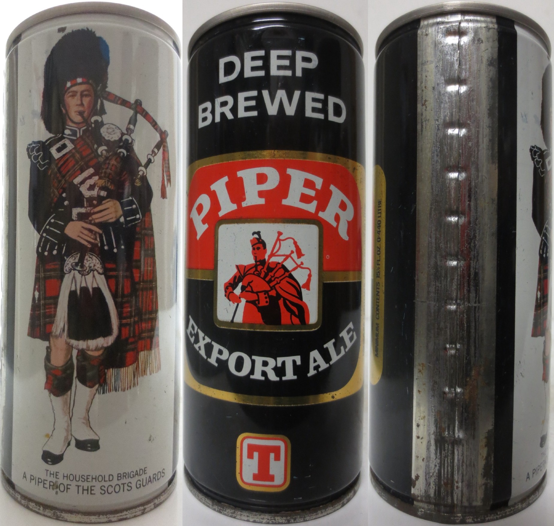 PIPER EXPORT ALE THE HOUSEHOLD BRIGADE A PIPER OF THE SCOTS GUARDS (CS) (44cl) 