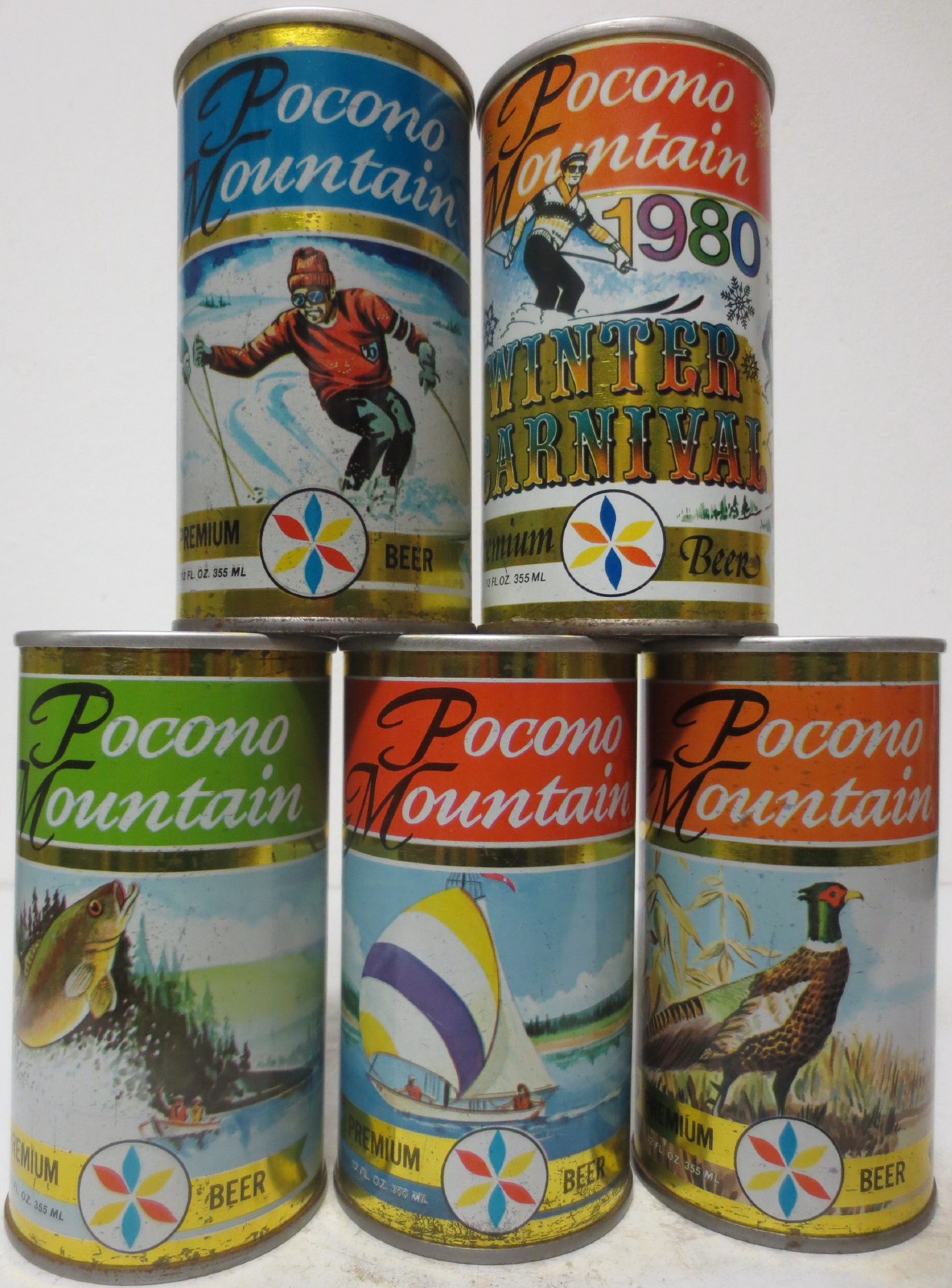 Pocono Mountain 5 cans set from USA (SS) (35,5cl)