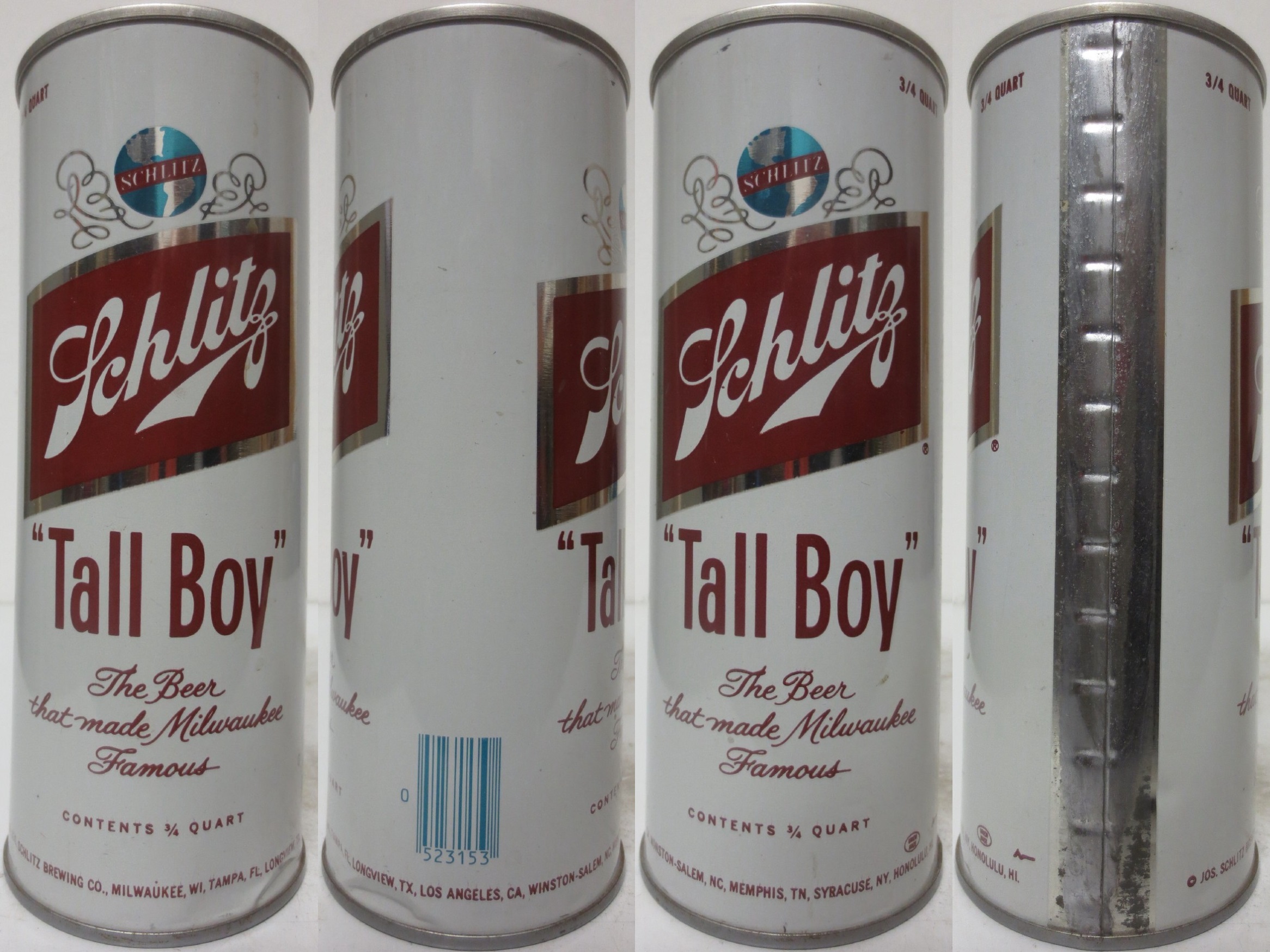Schlitz Tall Boy can from USA (SS) (71cl) Nr.2 