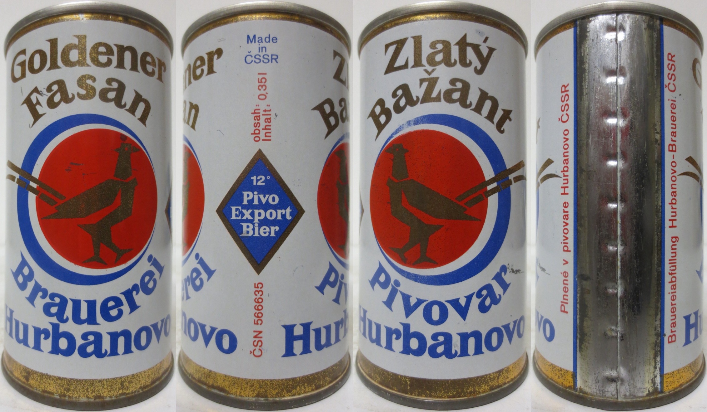 Goldener Fasan-Zlatý Bažant from CZECHOSLOVAKIA (SS) (35cl) (T/O)