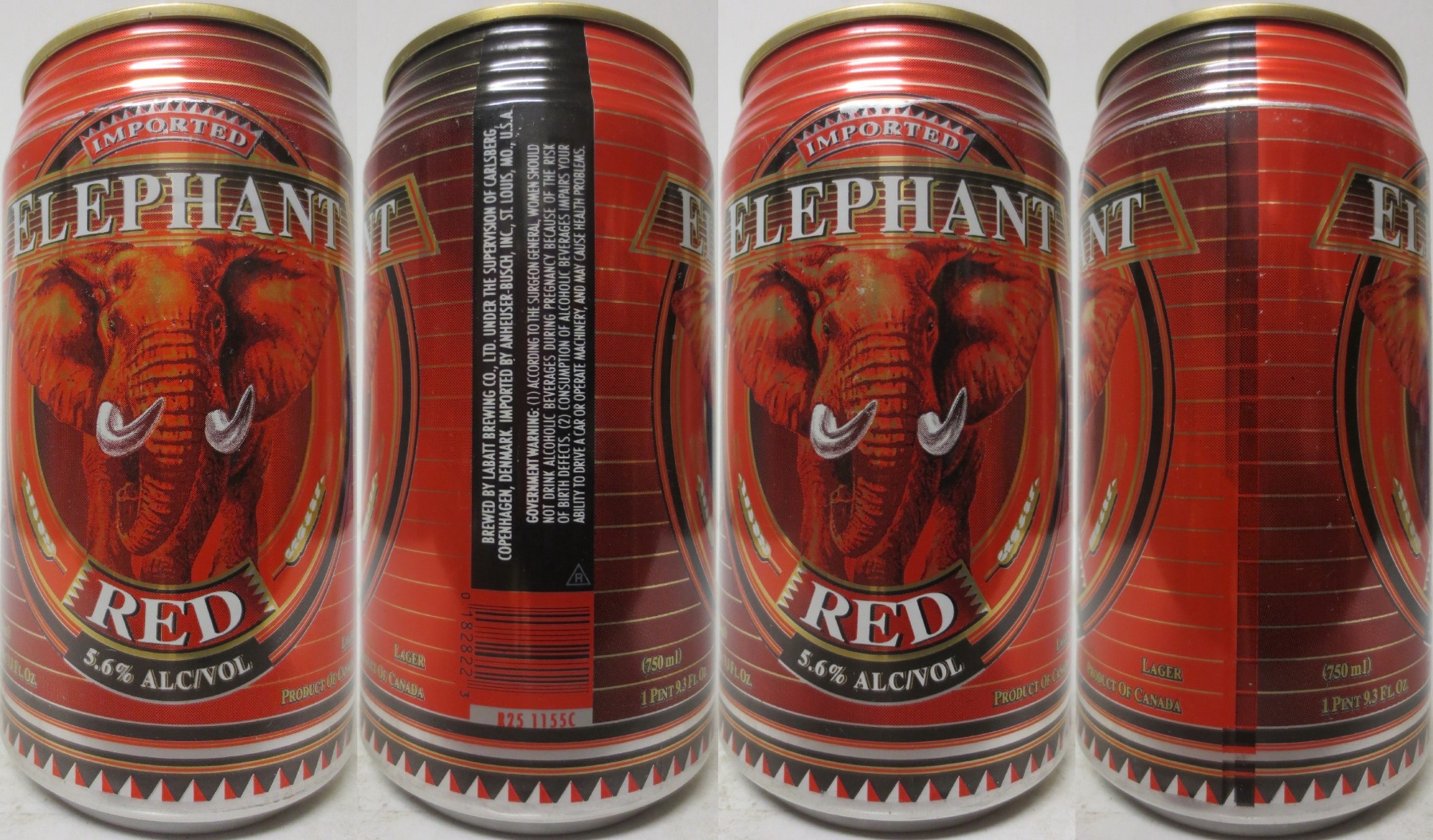 ELEPHANT RED from CANADA (75cl) (B/O) 
