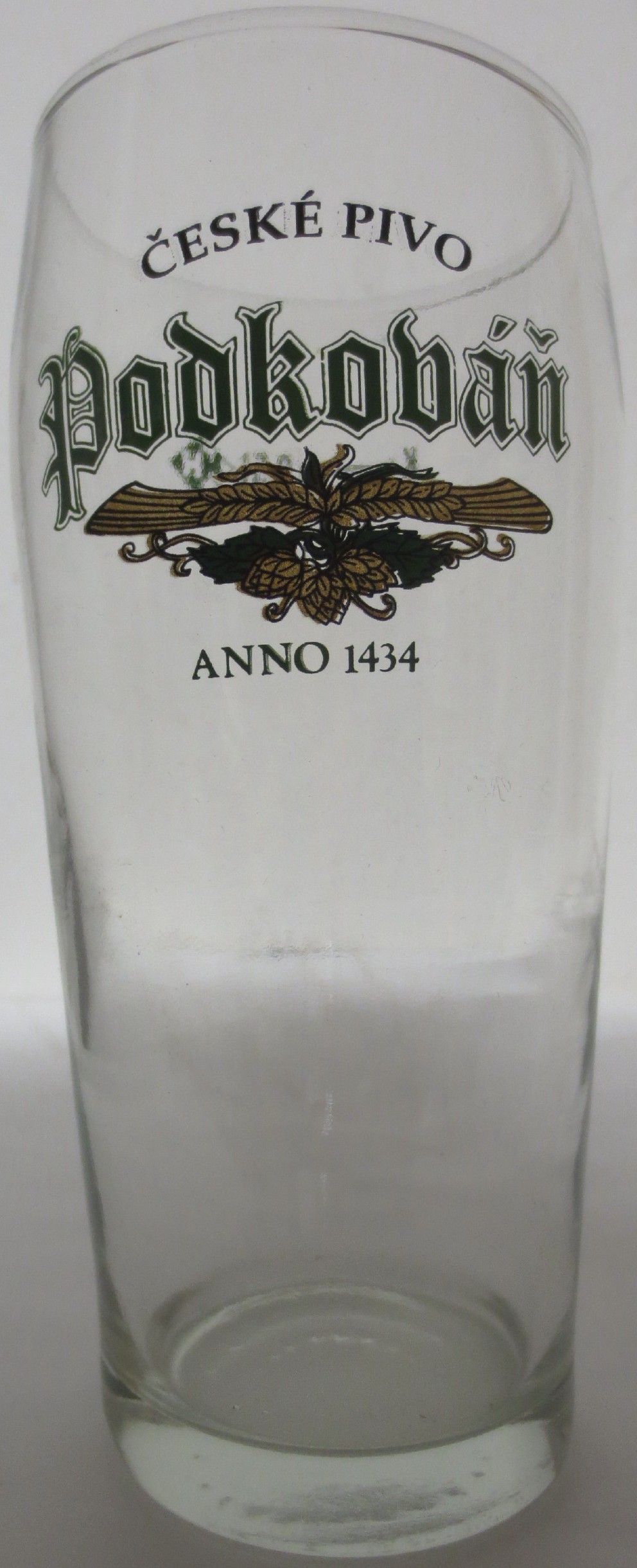 ČESKÉ PIVO Podkováň ANNO 1434 (0,5L) Willi č.2 (průhledný vlasový obrys) 